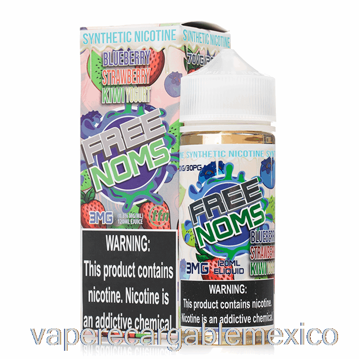 Vape Recargable Yogur Arándano Fresa Kiwi - Nomenon - 120ml 6mg